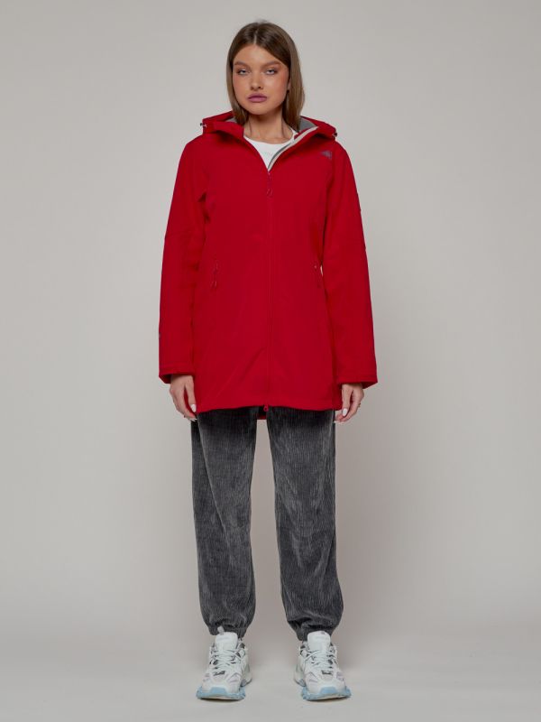 Women's windbreaker MTFORCE large size red 22335Kr